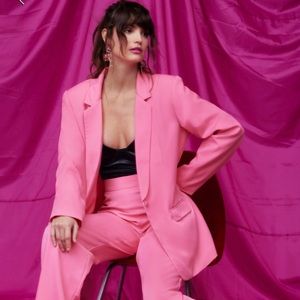Nasty Gal Pink Suit